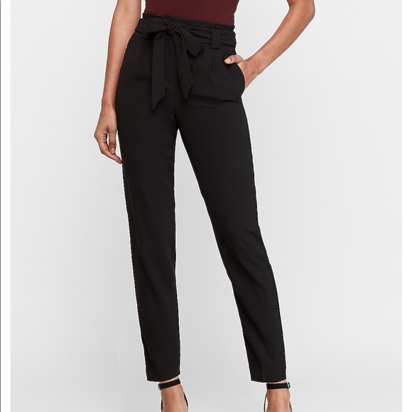 Express Pants - EXPRESS ankle mid rise black pants